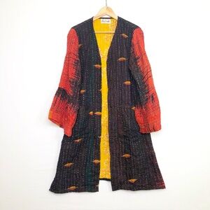 she’s 1 Oak BOHO M/L NWOT one of a kind reversible kimono cardi